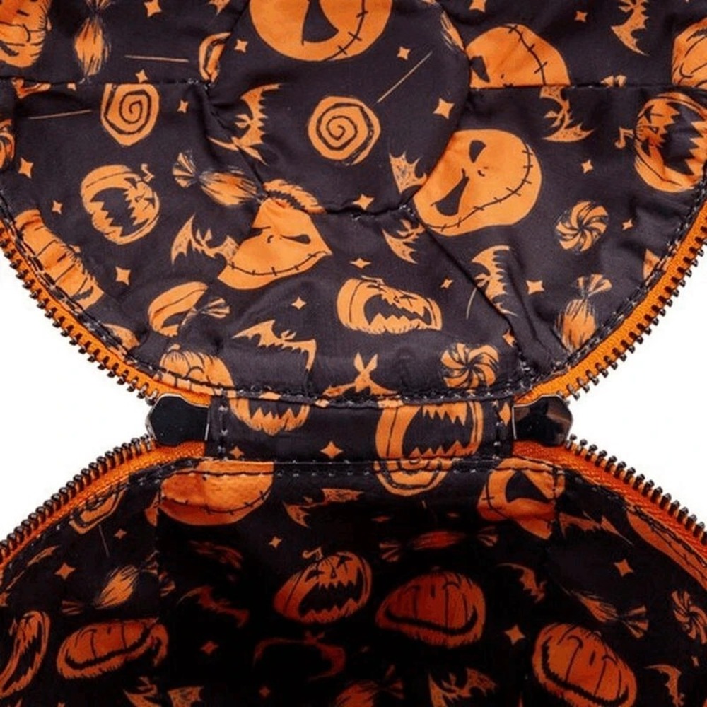Loungefly Disney The Nightmare Before Christmas Jack Glow Pumpkin Crossbody Bag - Picture 6 of 6